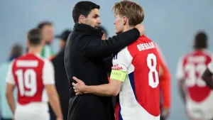 Mikel Arteta: Martin Odegaard deserves to be Arsenal captain ‘by a mile’