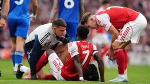 Mikel Arteta reveals Bukayo Saka will only be sidelined for a ‘couple of weeks’