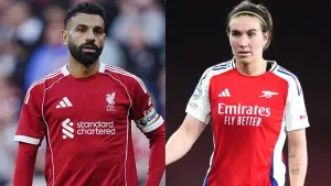Mohamed Salah and Mariona Caldentey named PFA players of year