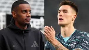 Newcastle make Benjamin Sesko bid with Alexander Isak’s future ‘complex’