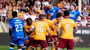 Rangers held to draw at Motherwell after late Emmanuel Longelo leveller