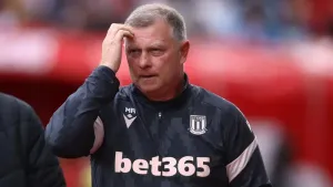Stoke boss Mark Robins: We’re in the hat – that’s as much as I can say really