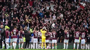 Brilliant Hearts win again as Falkirk are well beaten