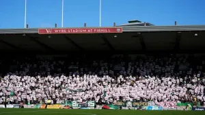 Celtic fans continue campaign against board with pre-match poster display