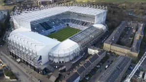 Darren Hopkinson is the new chief executive at St James’ Park (Owen Humphreys/PA)