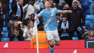 Erling Haaland brace and two Maxime Esteve own goals help Man City thump Burnley