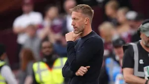Graham Potter appears resigned to his fate as pressure mounts on West Ham boss
