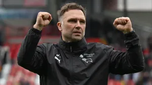 John Eustace sees ‘light at the end of the tunnel’ after point for Derby