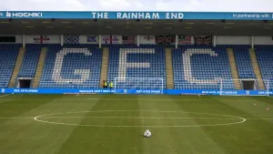 Josh Andrews sends Gillingham joint-top of League Two with win over Notts County