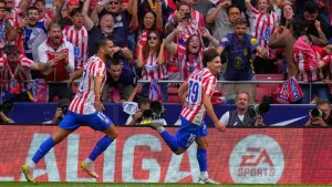 Julian Alvarez’s double helps Atletico hit back to beat Real in Madrid derby