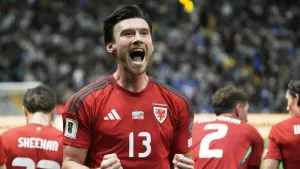 Kieffer Moore effort enough as Wales edge Kazakhstan in World Cup qualifier
