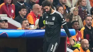 Liverpool suffer Alisson Becker injury blow in defeat to Galatasaray