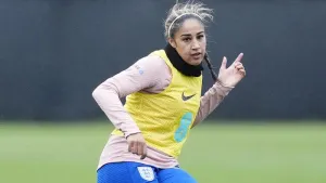 Gabby George is back in training but will not travel to Norway (Nick Potts/PA)