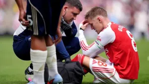 Martin Odegaard and Bukayo Saka set to miss Arsenal’s Champions League opener