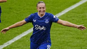 Ornella Vignola’s debut hat-trick gives Everton win at Liverpool in WSL opener
