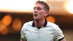Ronan Curtis’ last-gasp penalty earns Port Vale victory over 10-man Mansfield