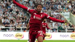 Seventeen-year-old Rio Ngumoha signs first professional contract at Liverpool