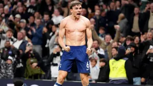 Tottenham rescued by Joao Palhinha’s stoppage-time equaliser against Wolves