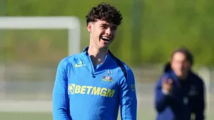 Tottenham’s Archie Gray is gearing up for a return to Elland Road (Yui Mok/PA)