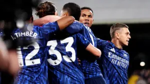 Arsenal move clear at top of Premier League after victory at Fulham