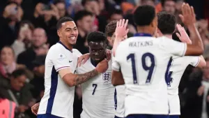 Bukayo Saka caps comfortable friendly victory for England over Wales