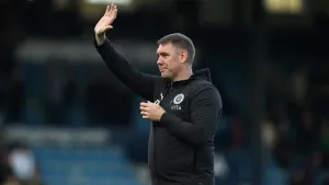 Dave Challinor ‘delighted’ as Stockport hold on for victory over Blackpool