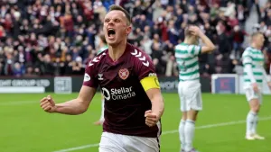Hearts comprehensively beat injury-hit Celtic to go eight points clear