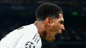 Jude Bellingham scored as Real Madrid beat Barcelona (Manu Fernandez/AP)