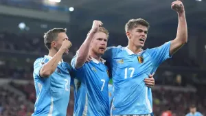 Kevin De Bruyne double sinks Wales as Belgium take control of World Cup group