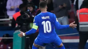 Kylian Mbappe nets for 10th-successive match as France ease to Azerbaijan win