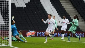 MK Dons captain Alex Gilbey scores brace to continue winning run against Crewe