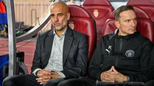 Pep Guardiola has ‘nothing to say’ about Monaco’s late penalty against Man City