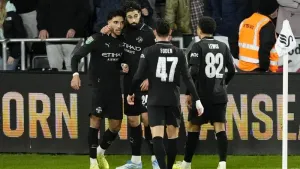 Pep Guardiola lauds ‘patient’ Omar Marmoush after vital goal in Man City win