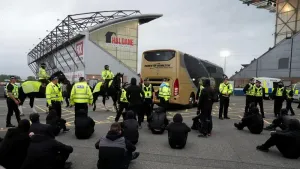 Russell Martin takes responsibility as Rangers fans protest by blocking team bus