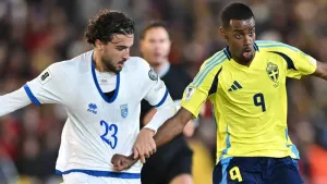 Sweden suffer shock defeat against Kosovo to leave World Cup hopes almost over