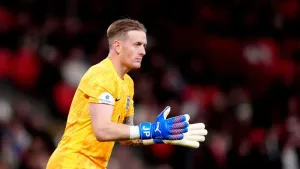 Jordan Pickford hopes another clean sheet can clinch World Cup finals qualification (John Walton/PA)