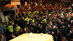 Arrests made amid protests before Aston Villa-Maccabi Tel Aviv game
