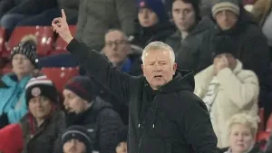 Sheffield United manager Chris Wilder is enjoying working with Patrick B amford (PA)