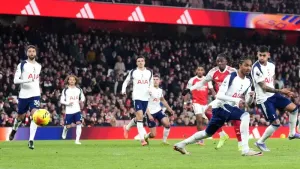 Eberechi Eze punishes Tottenham with stunning derby hat-trick for Arsenal