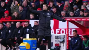 Fabian Hurzeler happy to avenge Brighton humbling as Forest fall to home defeat