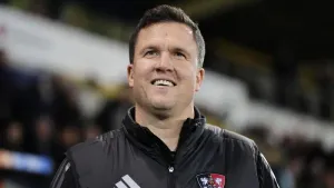 Gary Caldwell beams at ‘outstanding second half’ from Exeter against Wigan