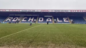 Harvey Gilmour on target as Rochdale edge Aldershot to move up to second