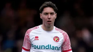 Isaac Hutchinson’s early goal enough for Cheltenham to stun Bradford