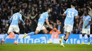 Manchester City ease past Liverpool in Pep Guardiola’s 1,000th game as boss