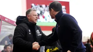 Mark Robins realistic about Stoke prospects after defeat by leaders Coventry
