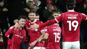 Nathan Broadhead on target as Wrexham beat Bristol City