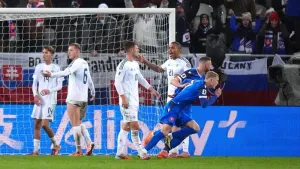 Northern Ireland suffer late defeat in Slovakia but clinch World Cup play-off