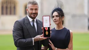 Sir David Beckham: King inspired suit I wore to receive knighthood