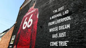 Trent Alexander-Arnold mural vandalised ahead of Anfield return with Real Madrid
