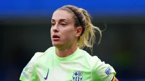 Alexia Putellas was on target for Barcelona (Mike Egerton/PA)